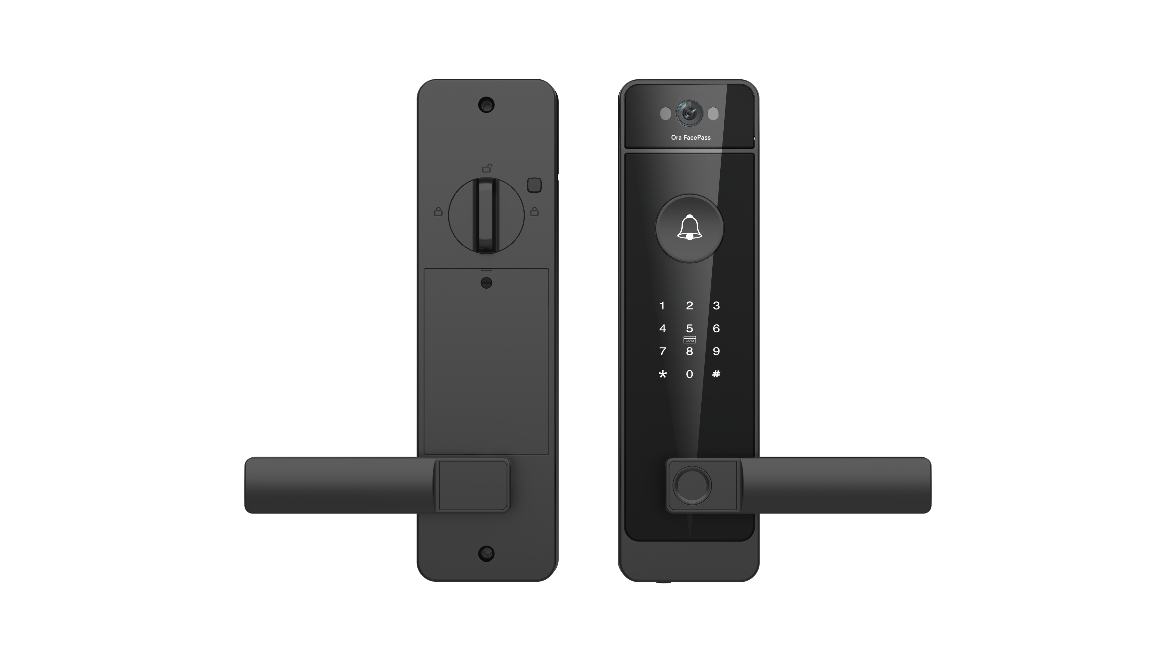 Ora FacePass FP01 MY26 smart lock in black